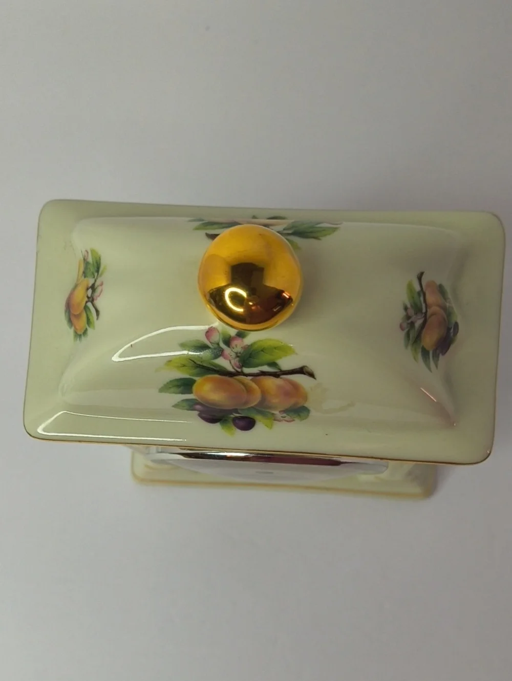 Fruity Mantel Clock By Baum Bros